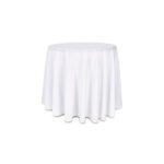 Mantel Blanco mesa de apoyo