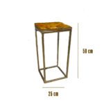 Pedestal Dorado 50 cm