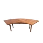 Mesa curva madera