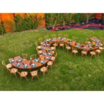 Mesa curva madera - Imagen 3