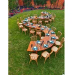 Mesa curva madera - Imagen 4