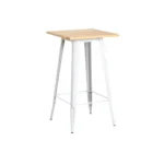 Mesa Tipo Bar - Tolix Blanca