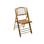Silla Bambú para arriendo de mobiliario en eventos y matrimonios al aire libre - VivoEventos