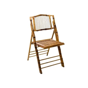 Silla Bambú para arriendo de mobiliario en eventos y matrimonios al aire libre - VivoEventos