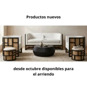 Lounge Bali para arriendo de mobiliario en eventos y matrimonios - VivoEventos