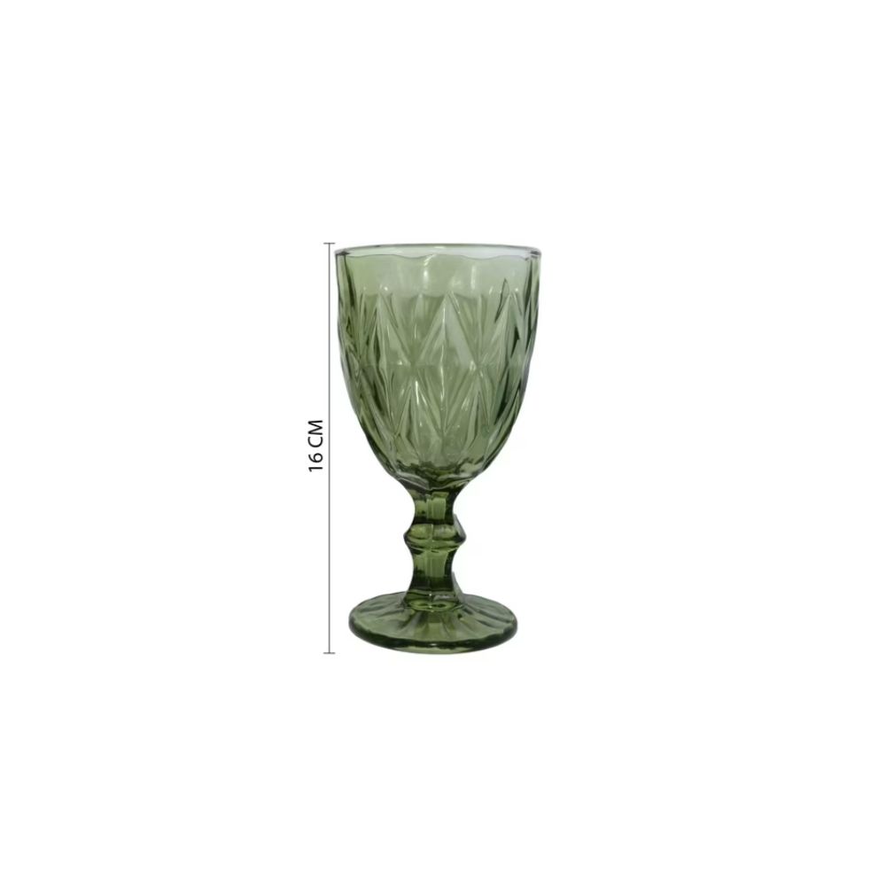Copa Verde Copa Vintage Verde de 16 cm para matrimonios y eventos