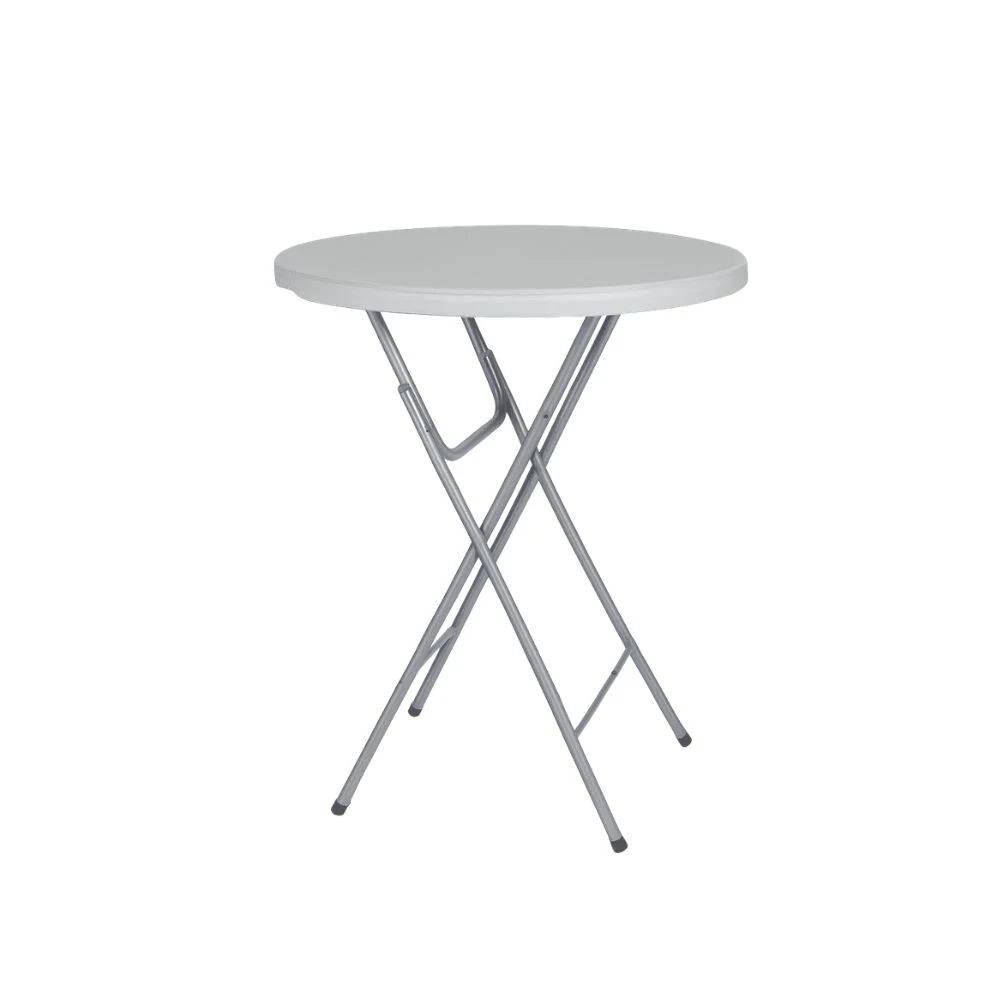 mesa-coctel-redonda-blanca-80cm (4) Mesa bar/coctel - Imagen 1